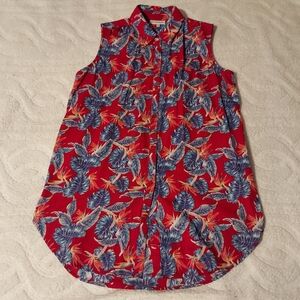 NorthStyle Red and Blue Long Tunic